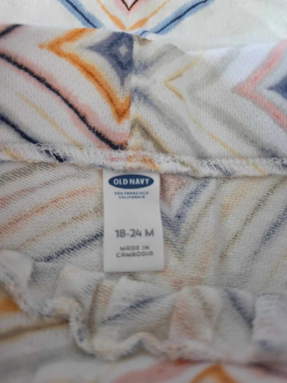 NWT Old Navy Baby Mix Match Set Beautiful Bodysuit 12-18M Geometric Pants 18-24M